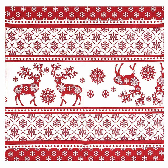 Полотенце кухонное вафельное, 40х50 см, 100% хлопок, Winterland, Тироль, Россия, 670927