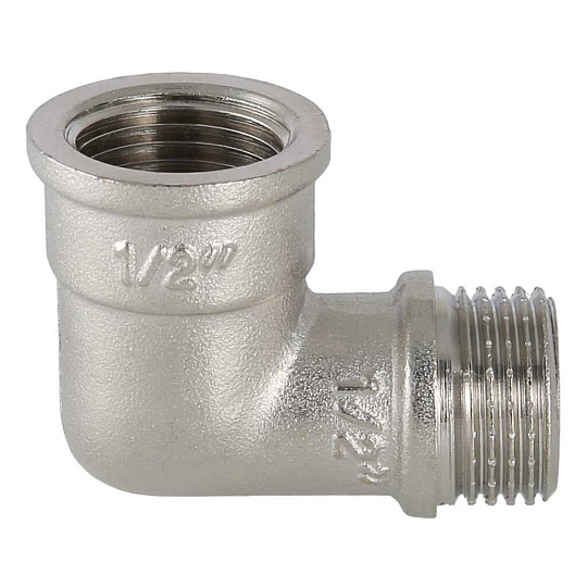 Уголок 1/2&quot;, г-ш, никель, STI