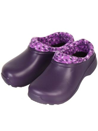 Галоши для женщин, ЭВА, фиолетовые, р. 38, утепленные, Коро, ГЛ-313
