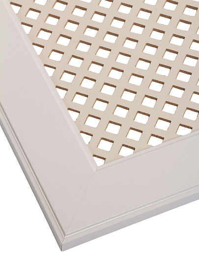 Экран для радиатора, МДФ, 900х600 мм, прямоугольный, бежевый, DE LUXE Глория, Стильный Дом