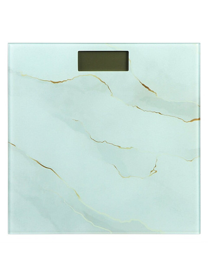 Весы напольные электронные, Rion, PT-973 Мрамор, стекло, до 180 кг, белые