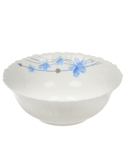 Салатник стеклокерамика, круглый, 18х6 см, 0.6 л, Вуаль, TW70