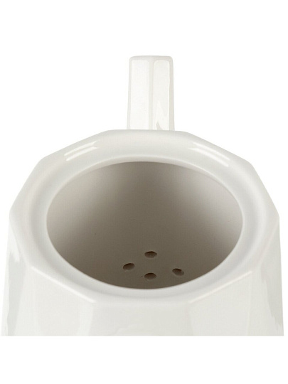 Чайник керамика, 1.2 л, Геометрия, Y4-9052, белый