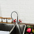 Смеситель для кухни, Frud, гибкий излив, с кран-буксой, красный, R43127-10 - фото 8