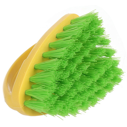 Щетка универсальная, пластик, 10 см, желтая, Spin&amp;Clean, Fun Summer, SC302910613