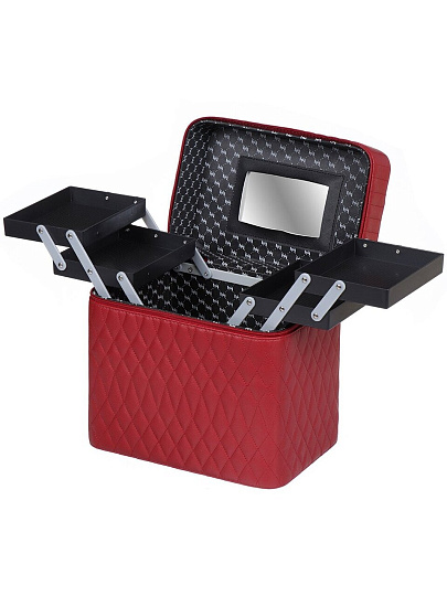 Шкатулка-кейс для украшений и косметики, 27.5х18х27 см, в ассортименте, Y4-3127