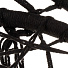 Гамак плетеный, 60х80 см, хлопок, металл, черный, 80 кг, C060015 - фото 4