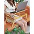 Столик-поднос для ноутбука бамбук, 59.5х32.8х35 см, прямоугольный, Катунь, КТ-СН-01 - фото 5