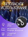Гирлянда 120 ламп, 1.2х1.6 м, 8 режимов, Сеть, свет белый, прозрачная, в помещении, сетевая, SY20L-16 - фото 2