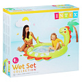 Бассейн надувной Intex, 119х109х66 см, Динозавр, 58437NP, 68 л, от 2 лет, с распылителем - фото 2