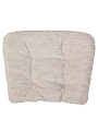 Подушка на спинку кресла Мальдивы, бежевая, к набору 376785 - фото 4