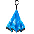 Зонт для женщин, механический, трость, 8 спиц, 60 см, Облака, полиэстер, Y822-053 - фото 5