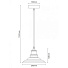 Светильник подвесной Camelion, PL-600 C30, 40 Вт, E27, на 1 лампочку, IP20, хром, 13096 - фото 2