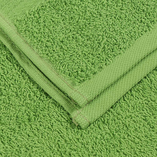 Полотенце банное 70х140 см, 375 г/м2, жаккардовый бордюр, Вышневолоцкий текстиль, оливковое, 530, Россия, К1-70140.120.375