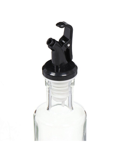 Набор для специй для масла и уксуса, стекло, 2 шт, с дозатором, на подставке, Y4-3189