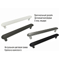 Ручка-скоба мебельная Trodos, DMZ-22650, 128 мм, ЦАМ, графит, 303629 - фото 3