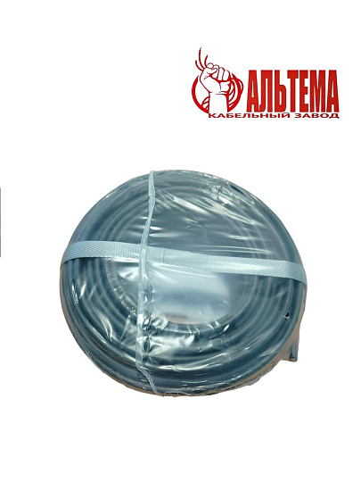 Кабель ВВГбм-Пнг(A)-LS, 3х1.5 мм², 20 м, медь, силовой, негорючий, ТУ, черный, Альтема, А000506