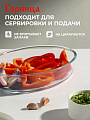 Форма для запекания стекло, 21.2х30х6.3 см, 2.4 л, овальная, без ручек, Горница, Ф0240 - фото 3