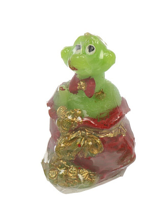 Свеча декоративная ароматическая, 5.5х7 см, в ассортименте, Символ Года Змейка на мешке, 501576