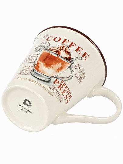 Кружка фарфор, 340 мл, Coffee break, Atmosphere, AT-K3596