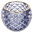 Подсвечник декоративный стекло, 1 свеча, 9х7.5 см, голубой, Y6-6499 - фото 2