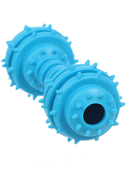 Игрушка для животных гантель, резина, 12х5 см, в ассортименте, Y4-11375