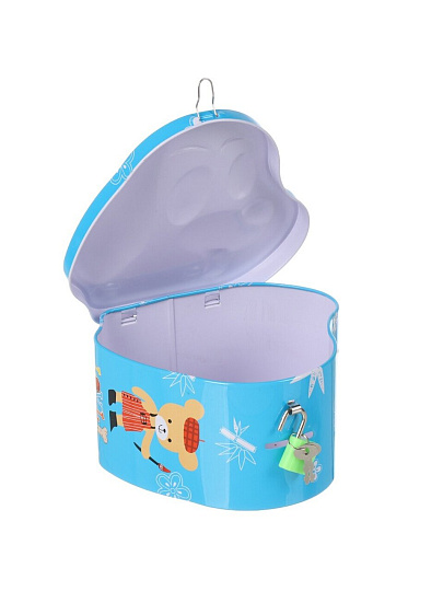 Копилка Dogs, 14х7.5 см, металл, A240058, с ключом, в ассортименте