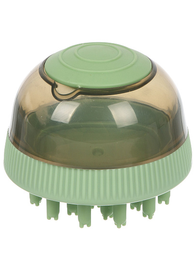 Щетка для вычесывания животных резиновая, круглая, 7.5Х6 см, Y4-11401