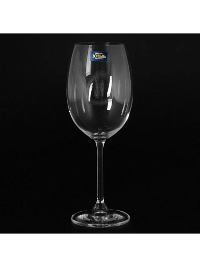 Бокал для вина, 450 мл, стекло, 6 шт, Bohemia, Colibri/Gastro, 21060/4S032/450