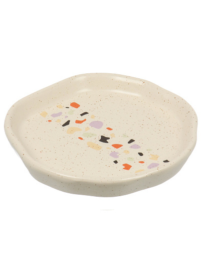 Мыльница настольная Мозаика, керамика,12.5x1.8 см, BCE3075AA-SD