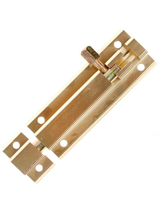 Шпингалет накладной, Apecs, 80 мм, DB-05-80-G, 8279, золото