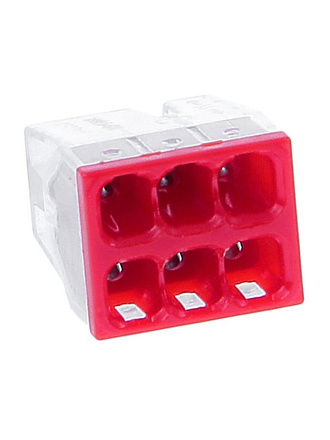 Клемма монтажная, 6 отверстий, Smartbuy, SBE-pwco-6