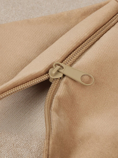 Наволочка декоративная Бежевый, 100% полиэстер, 40 х 60 см