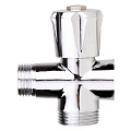 Кран для бытовых приборов, 1/2&amp;quot;х3/4&amp;quot;х1/2&amp;quot;, г-ш-ш, трехходовой, индивидуальная упаковка, MasterProf