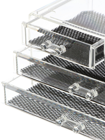 Шкатулка для украшений, пластик, 24х15х11 см, A320050