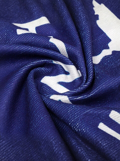 Полотенце пляжное 70х140 см, полиэстер, Якорь, Китай, A160113