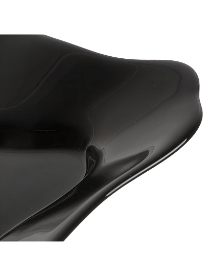 Сервиз столовый стеклокерамика, 13 предметов, на 6 персон, Черный, 100ч-13рк, резной край 1/4