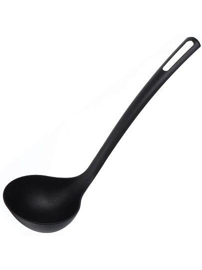 Половник нейлон, навеска, черный, Daniks, Turin, YW-KT309-1