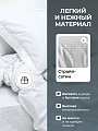Постельное белье евро, 236 х 260 см, 2 наволочки 70х70 см, 2 наволочки 50х70 см, пододеяльник 200х220 см, Silvano, страйп-сатин, Белый - фото 2