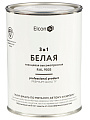 Грунт-эмаль Elcon, 3в1 глянцевая, по ржавчине, алкидная, белая, RAL 9003, 0.8 кг - фото 2