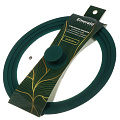 Крышка для посуды стекло, Daniks, Emerald, кнопка силикон, зеленая, 24/26/28 см, GLM-242628-2 - фото 5