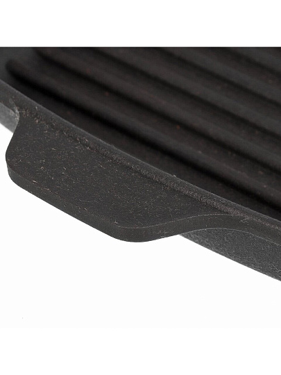 Сковорода-гриль чугун, 26 см, Boniron, с литой ручкой, индукция