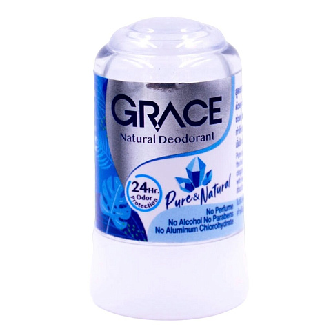 Дезодорант кристаллический Grace, Натуральный, для женщин, стик, 70 г