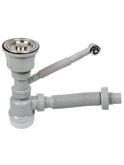 Сифон для мойки, 3" 1/2х40, полипроп, универс, NORDFORM Orio, Д-11052У