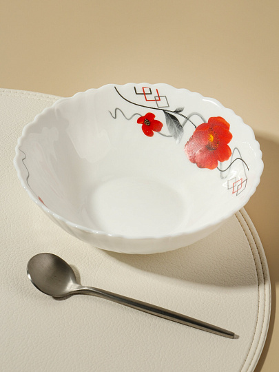 Салатник стеклокерамика, круглый, 15 см, 0.44 л, Марсель, TW60