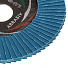 Круг лепестковый торцевой КЛТ1 для УШМ, LugaAbrasiv, диаметр 125 мм, посадочный диаметр 22 мм, зерн ZK100, шлифовальный - фото 2