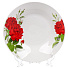 Тарелка суповая, керамика, 20 см, 0.5 л, круглая, Алая роза, Daniks, 19-291# - фото 2