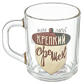 Кружка стекло, 200 мл, Green Tea Ягодка моя, ОСЗ, С1335