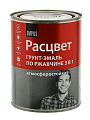 Грунт-эмаль Расцвет, по ржавчине, алкидная, серая, 0.9 кг - фото 3