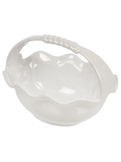 Ваза для фруктов, керамика, 20х16х15 см, с ручкой, Lefard, София, 763-095